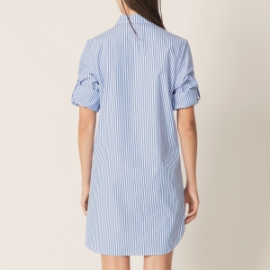 Donna Striped Blue