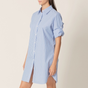 Donna Striped Blue