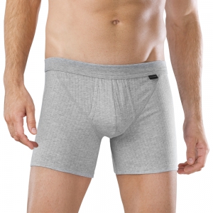 Short met opening 2-pack grau-mel.