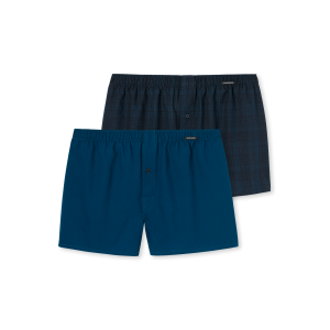 Schiesser Boxershort los (2p) petrol