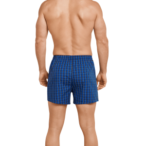 Schiesser boxershorts 2-pack royaalblauw