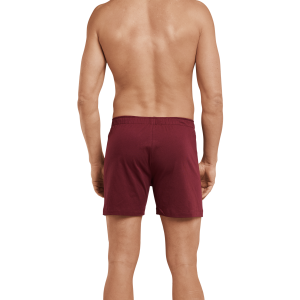 Boxershort los 2pack donkerrood