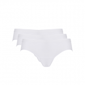 Women Basic Bikini Slip 3pack white