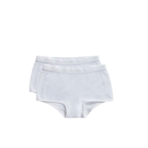 Basic Kids Girls Shorts 2-pack white