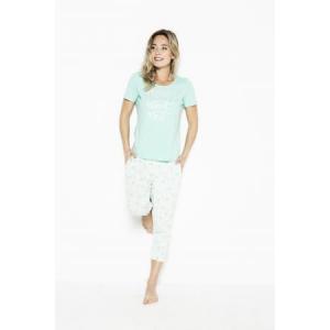 Charlie Choe Women t-shirt + 3 Mint Green AOP