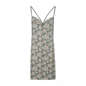 Charlie Choe Women Slip Dress AOP Green/Pink