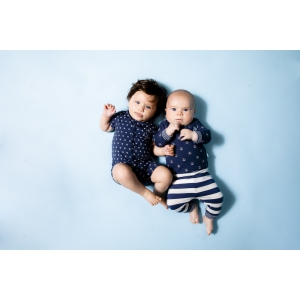 Charlie Choe Baby Jumpsuit navy+aop