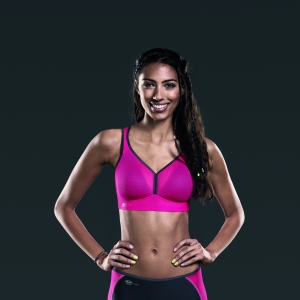 Anita Active Sport-BH pink/anthrazit