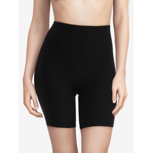 Soft Stretch Mid-thigh Shorts zwart