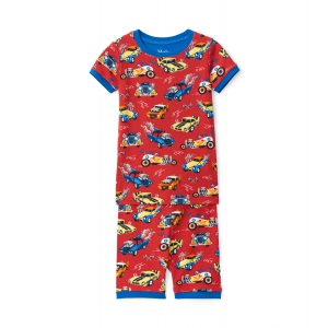 Hatley pyjama Hot Rods Chex Red