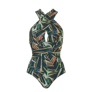 Multiway Swimsuit palm Leaves