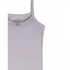 Woody meisjes singlet 903 grijze dots