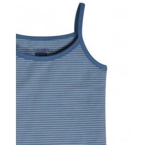 Meisjes singlet 981 grijs met k