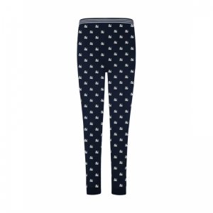 Heren Pyjama navy + aop