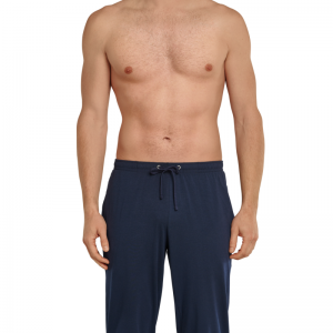 Herenpyjama lange mouw 800 blauw