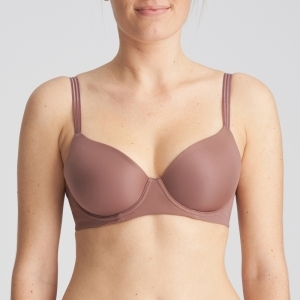 LOUIE SAT satin taupe