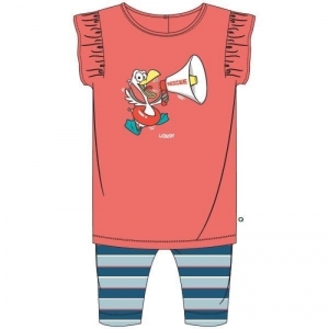 Meisjes babypyjama 555 koraalroze