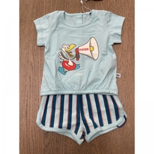 Meisjes babypyjama 807 lichtblauw