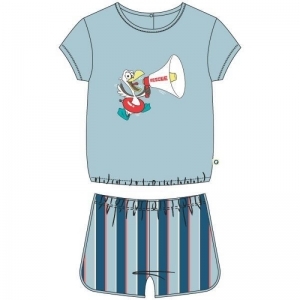 Meisjes babypyjama 807 lichtblauw