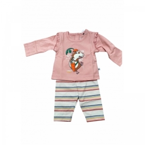 Meisjes babypyjama 232 lichtroze