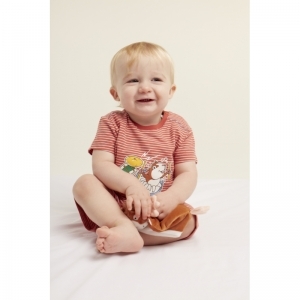 Unisex babypyjama 946 donkerrood-