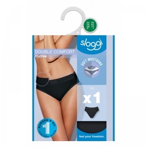 Sloggi Double Comfort Tai 0004 zwart