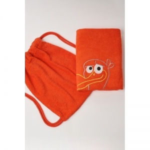 Handdoek met rugzakje 546 rood