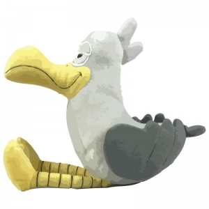 Knuffel, +-20cm 030 zeemeeuw