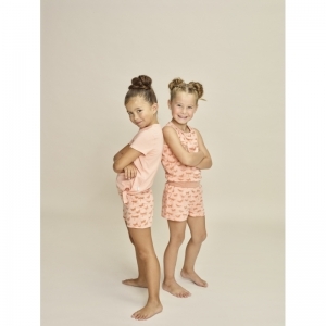 Girls Short Set Old pink melang