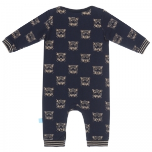 Boys Baby jumpsuit ls AOP navy+light 