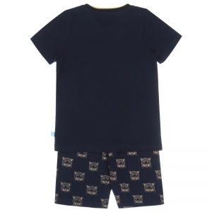 Boys long shorts set aop navy+light 