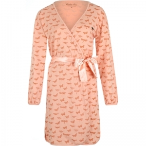 Women Bathrobe old pink melang