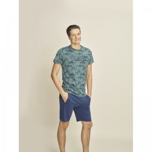 Men Pyjamas Faded green+nav