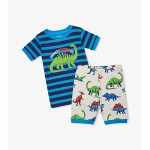 Friendly Dinos Pyjama set Oatmeal