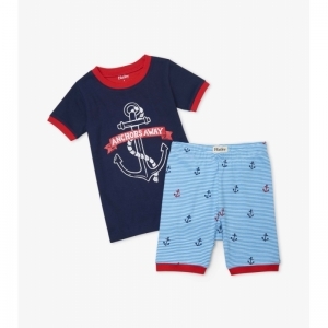 Anchors Away Pyjama Set Peacoat