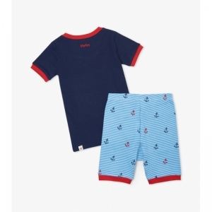 Anchors Away Pyjama Set Peacoat