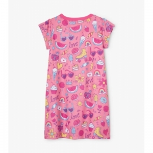 Lovely Doodles Slaapkleedje Geranium Pink