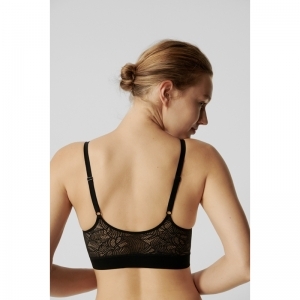 Soft Stretch Padded Bralette 011 Black