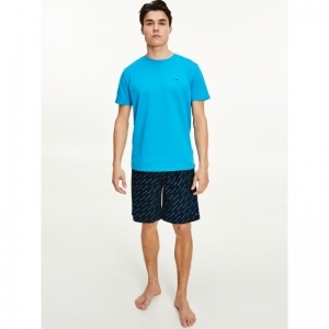 Pyjama, woven short 0U4 Azure/Deser