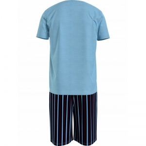 Pyjama, woven short 0R6 Summit/Dese