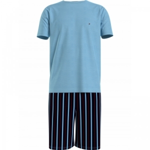 Pyjama, woven short 0R6 Summit/Dese