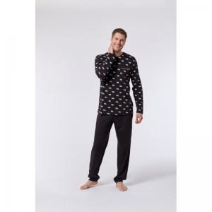 Heren pyjama 939 bruin ijsbe