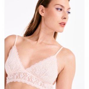 Bralette in kant 405 licht roze