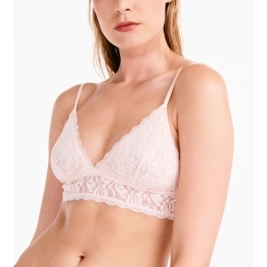 Bralette in kant 405 licht roze