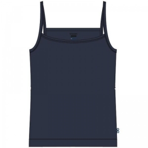 Meisjes singlet 885 donkerblauw