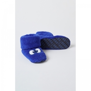 Pantoffels met oogjes 852 blauw