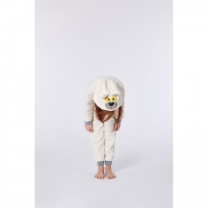 Unisex onesie in fleece 010 ijsbeer