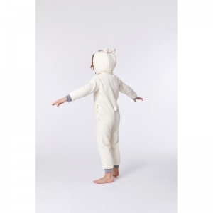 Unisex onesie in fleece 010 ijsbeer