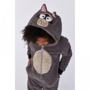 Unisex onesie in fleece 030 wasbeer