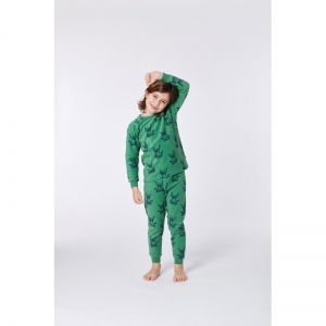 Pyjama in terry (spons) 919 groen hoogl